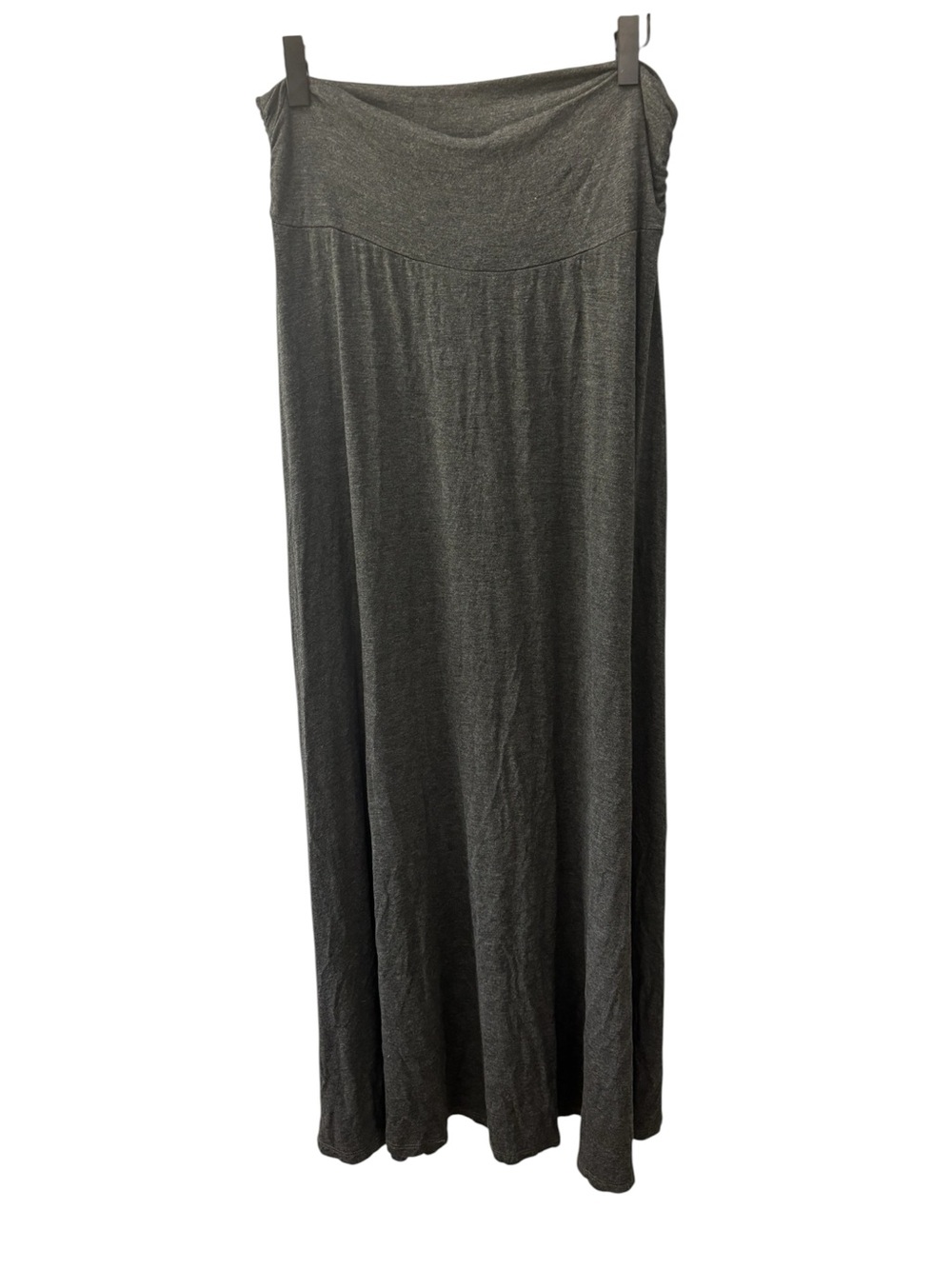 Bobeau Maxi Skirt Grey Womens Size XL Boho Skirt Stretch Made In USA Summer